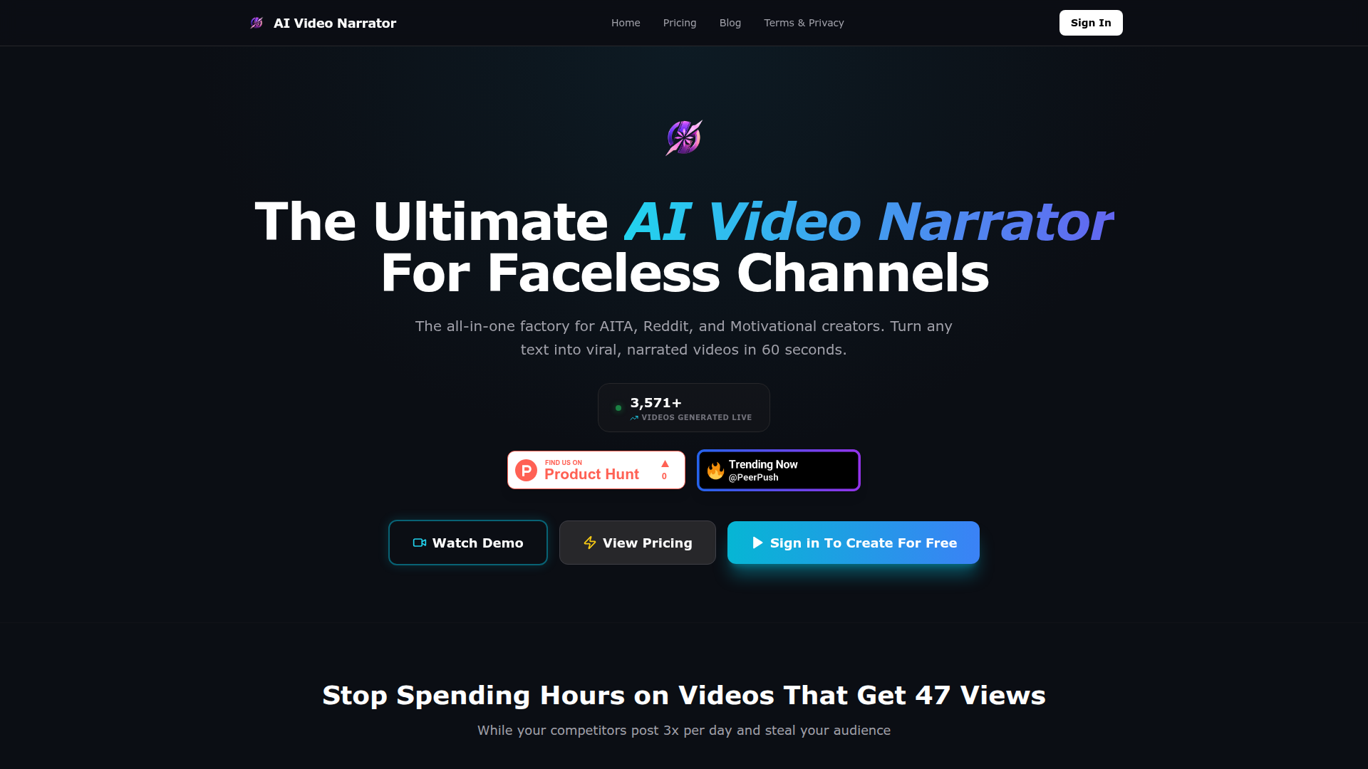AI Video Narrator Screenshot