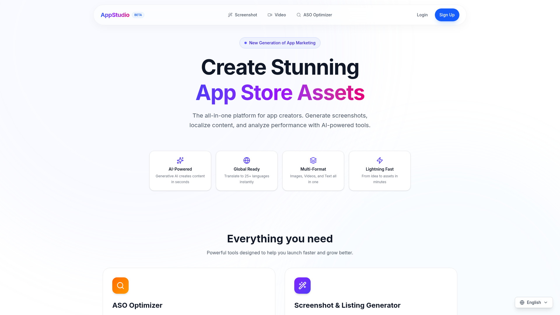 AppStudio Screenshot