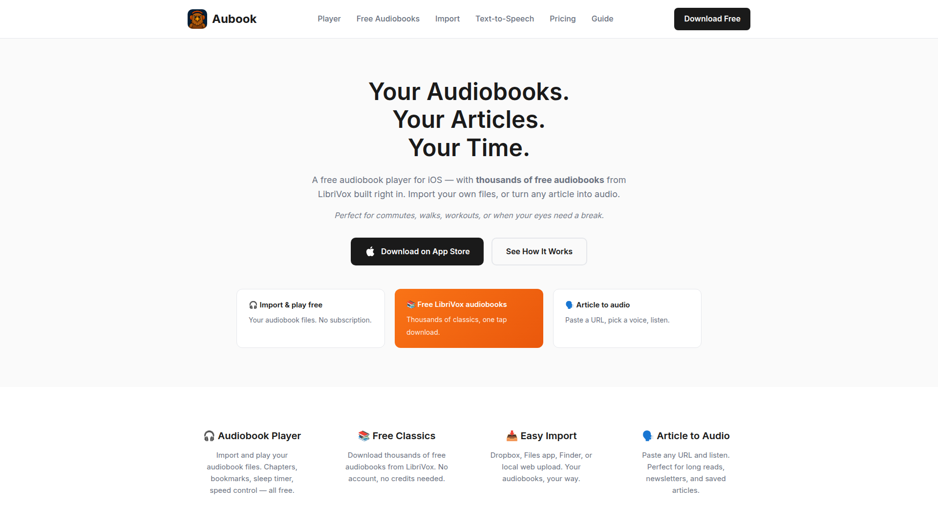 Aubook Screenshot