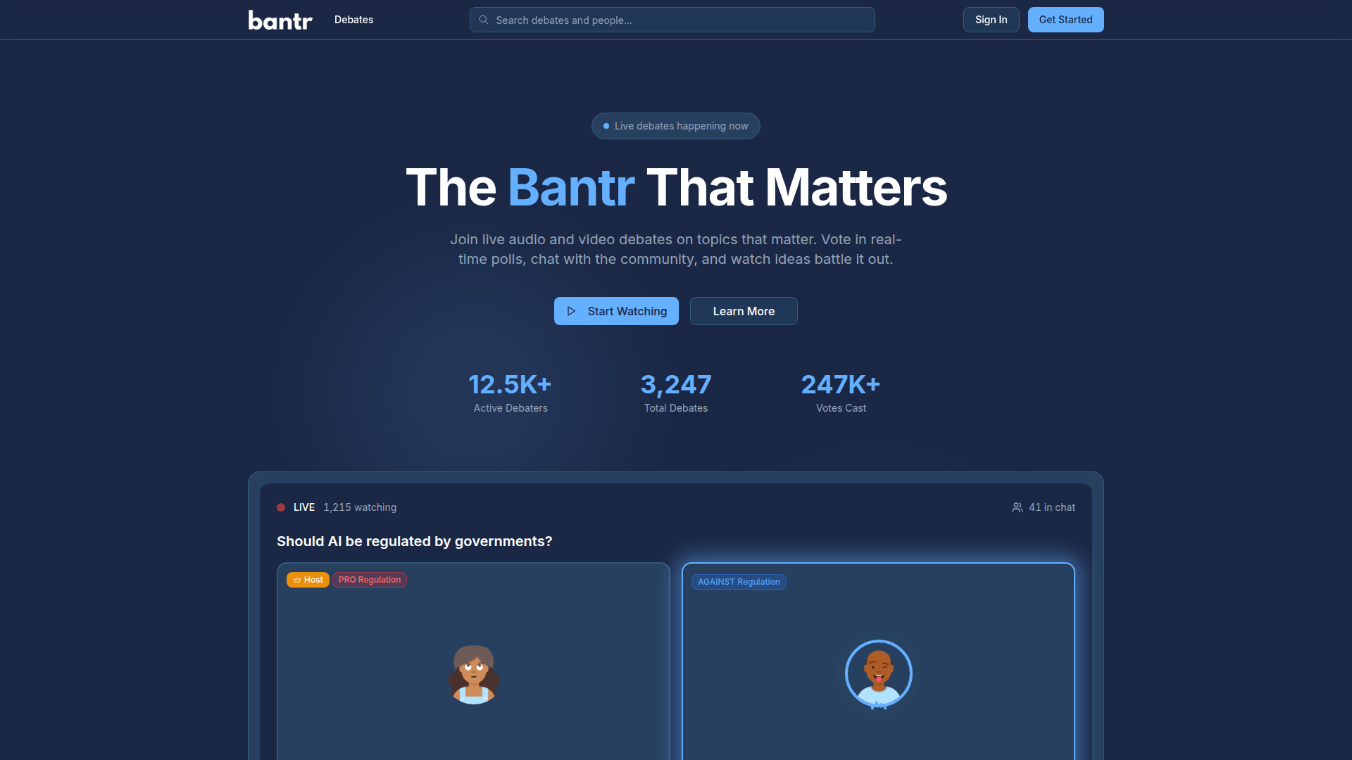 Bantr Screenshot