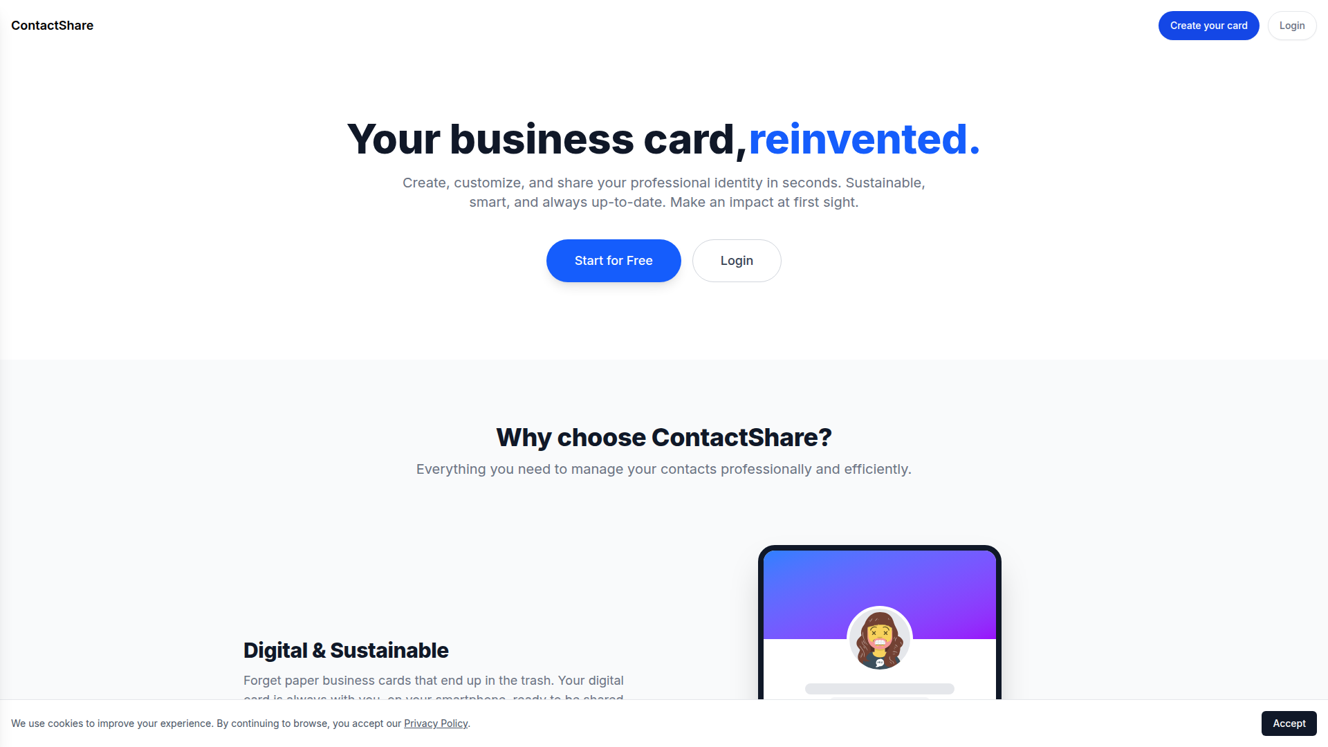 ContactShare Screenshot