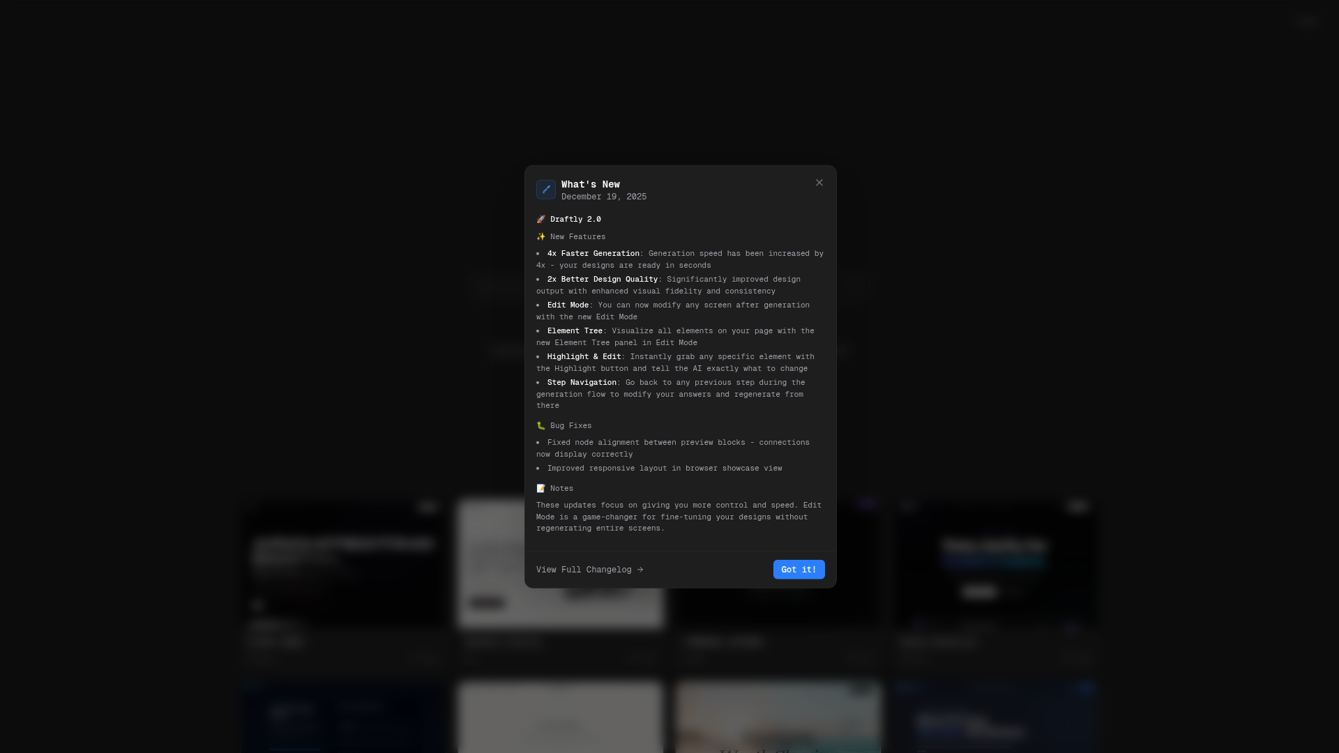 Draftly Screenshot