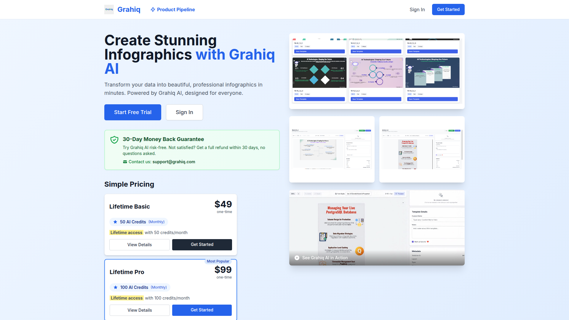 Grahiq AI Screenshot