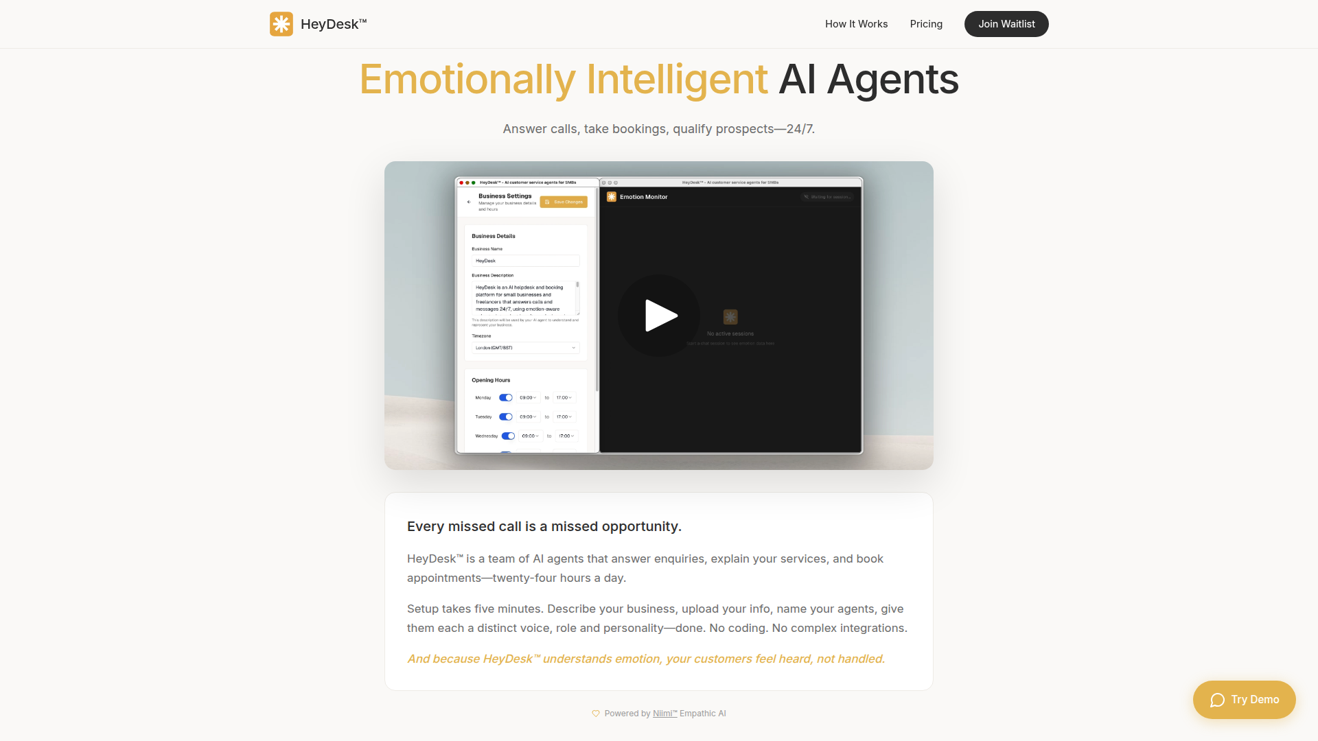 HeyDesk™ Screenshot