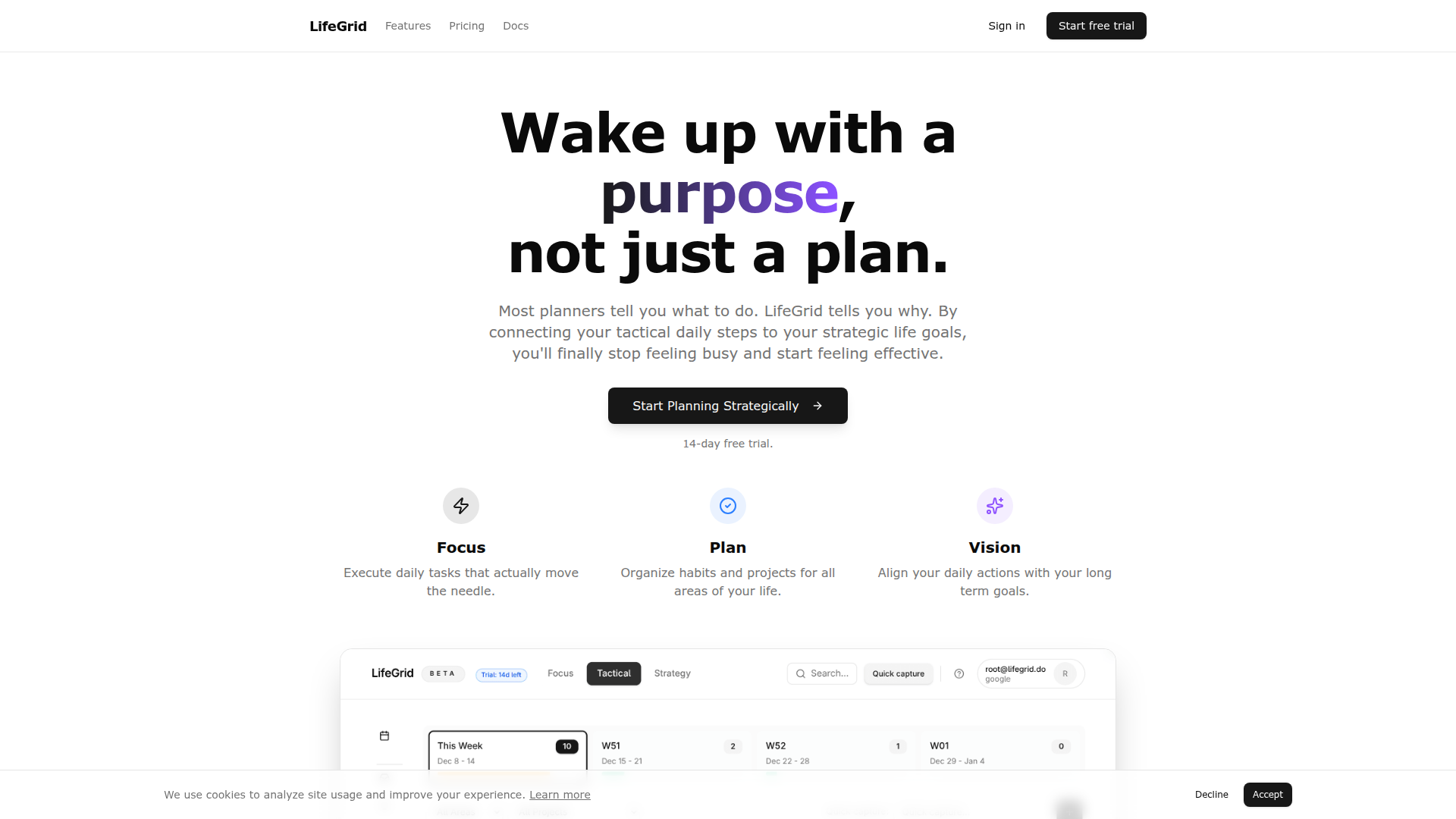 LifeGrid Screenshot