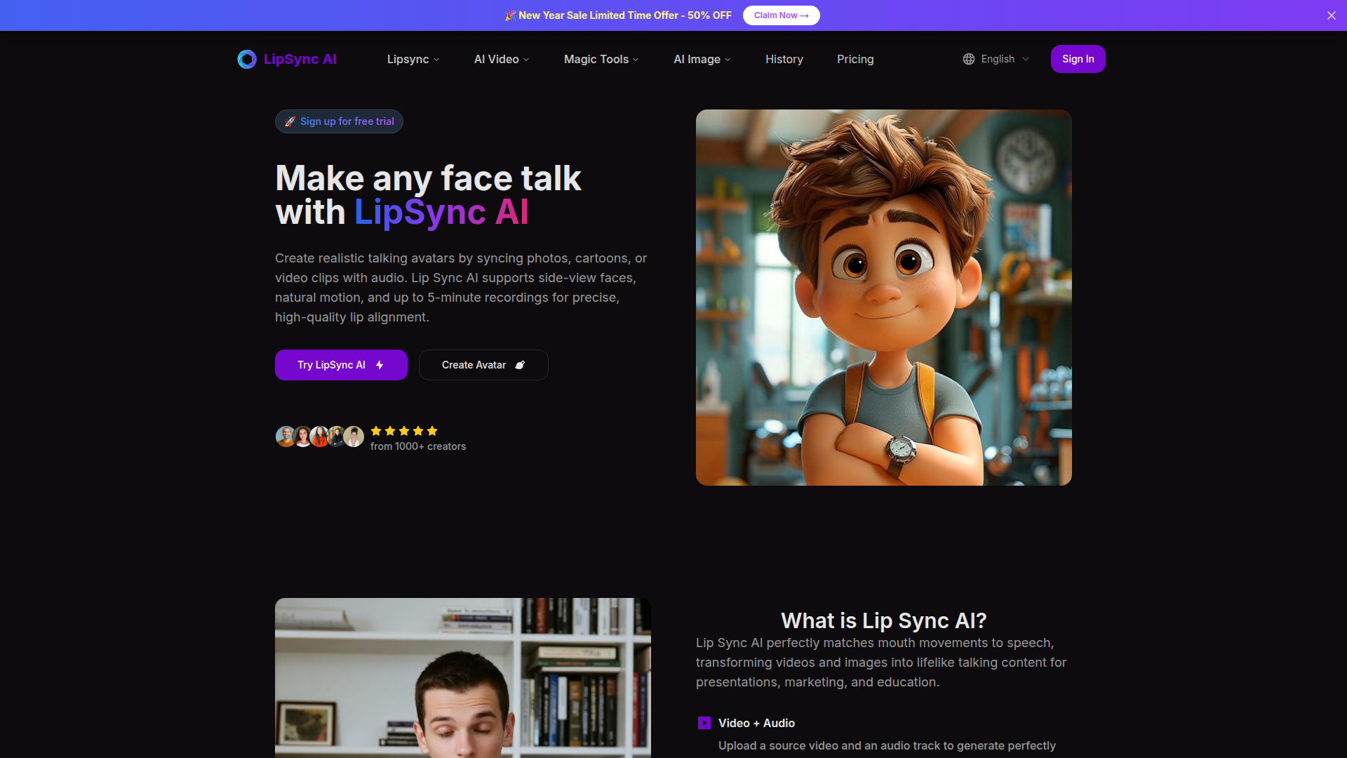 Lipsync AI Screenshot
