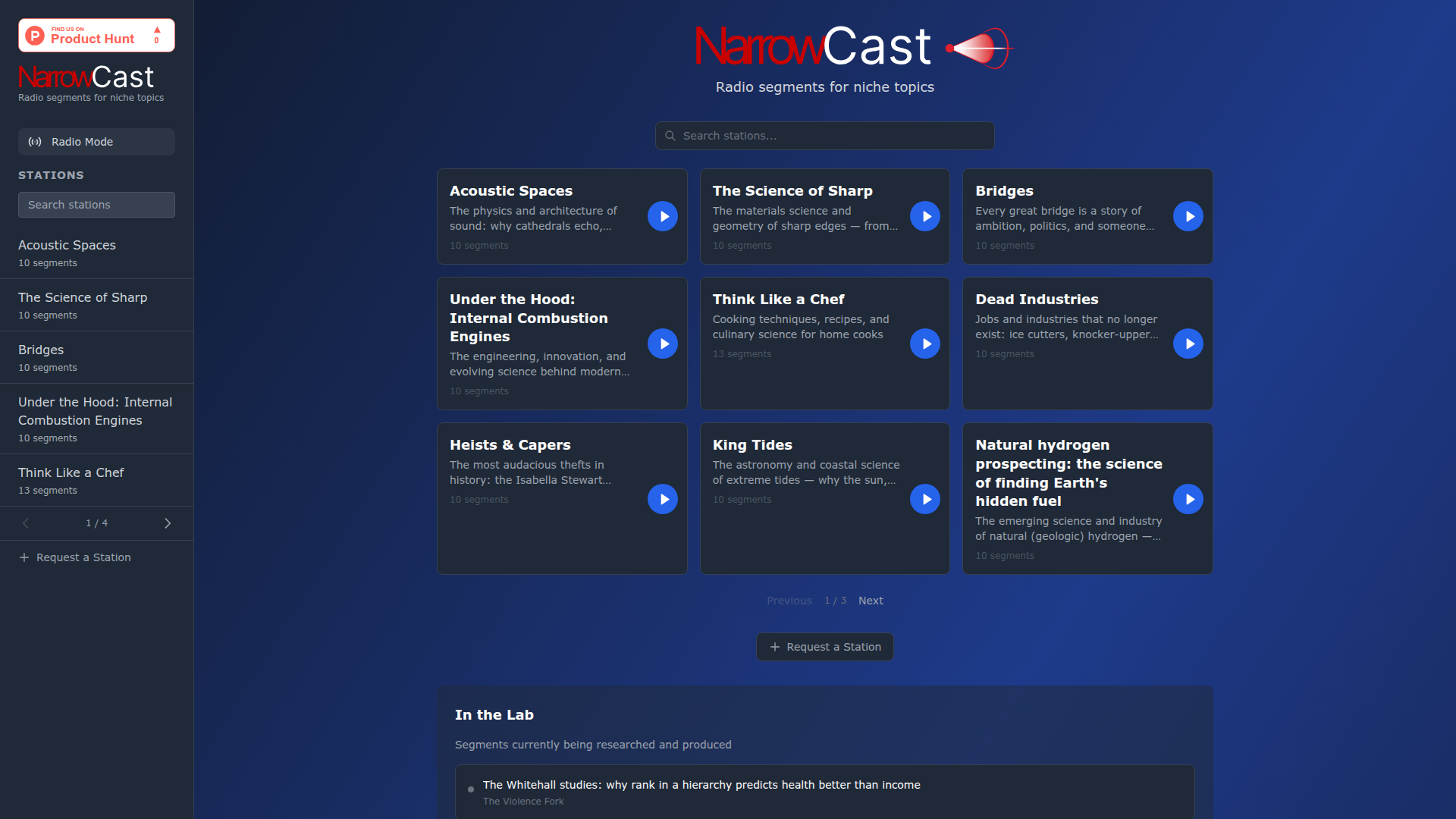 Narrowcast Screenshot