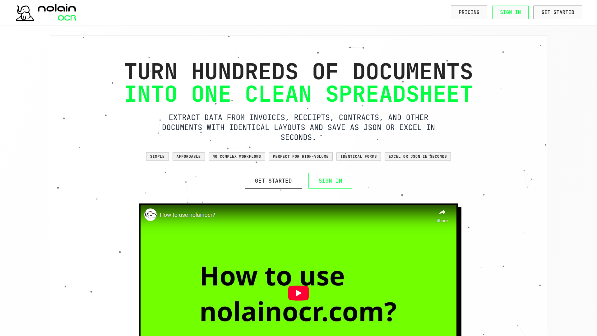 Nolain OCR Screenshot
