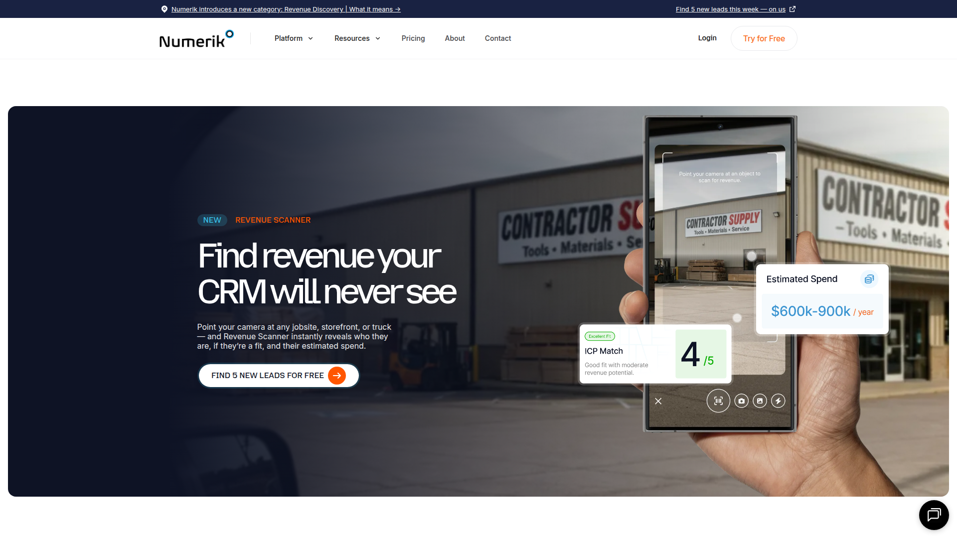 Numerik: Revenue Scanner Screenshot
