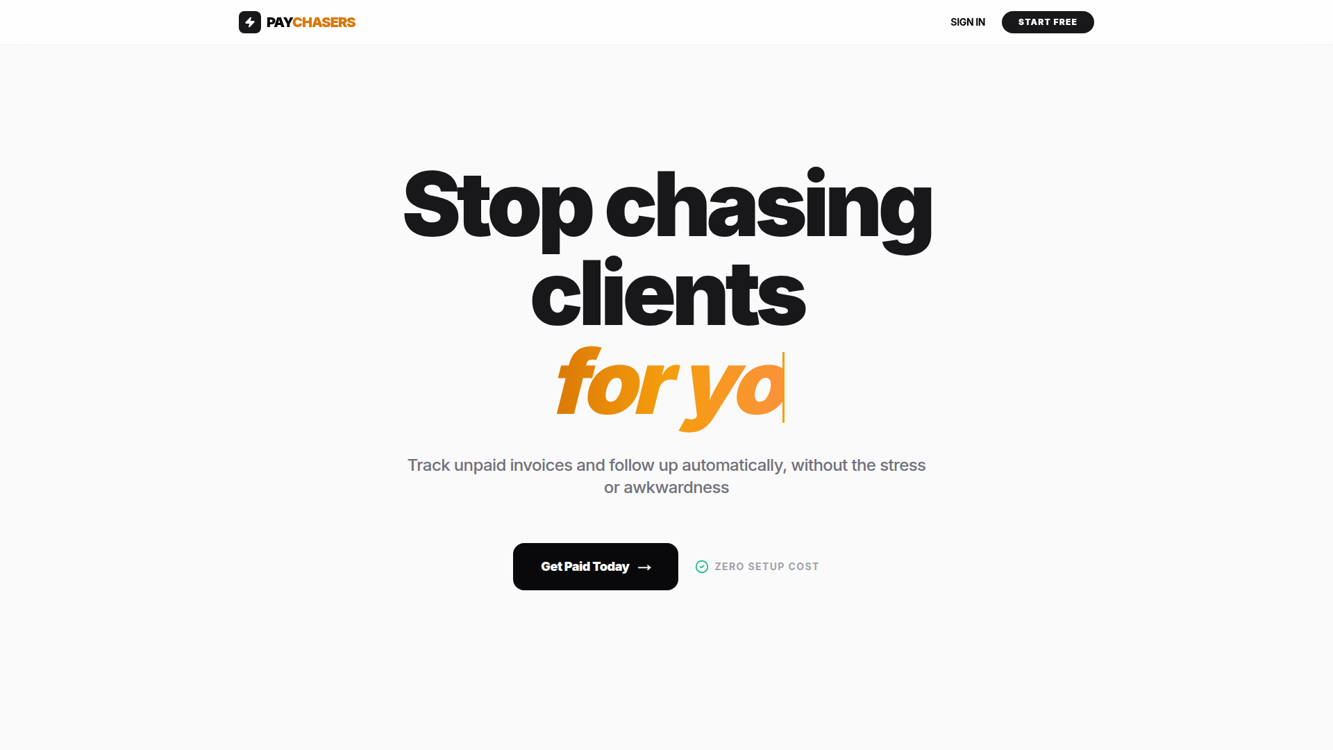 PayChasers Screenshot
