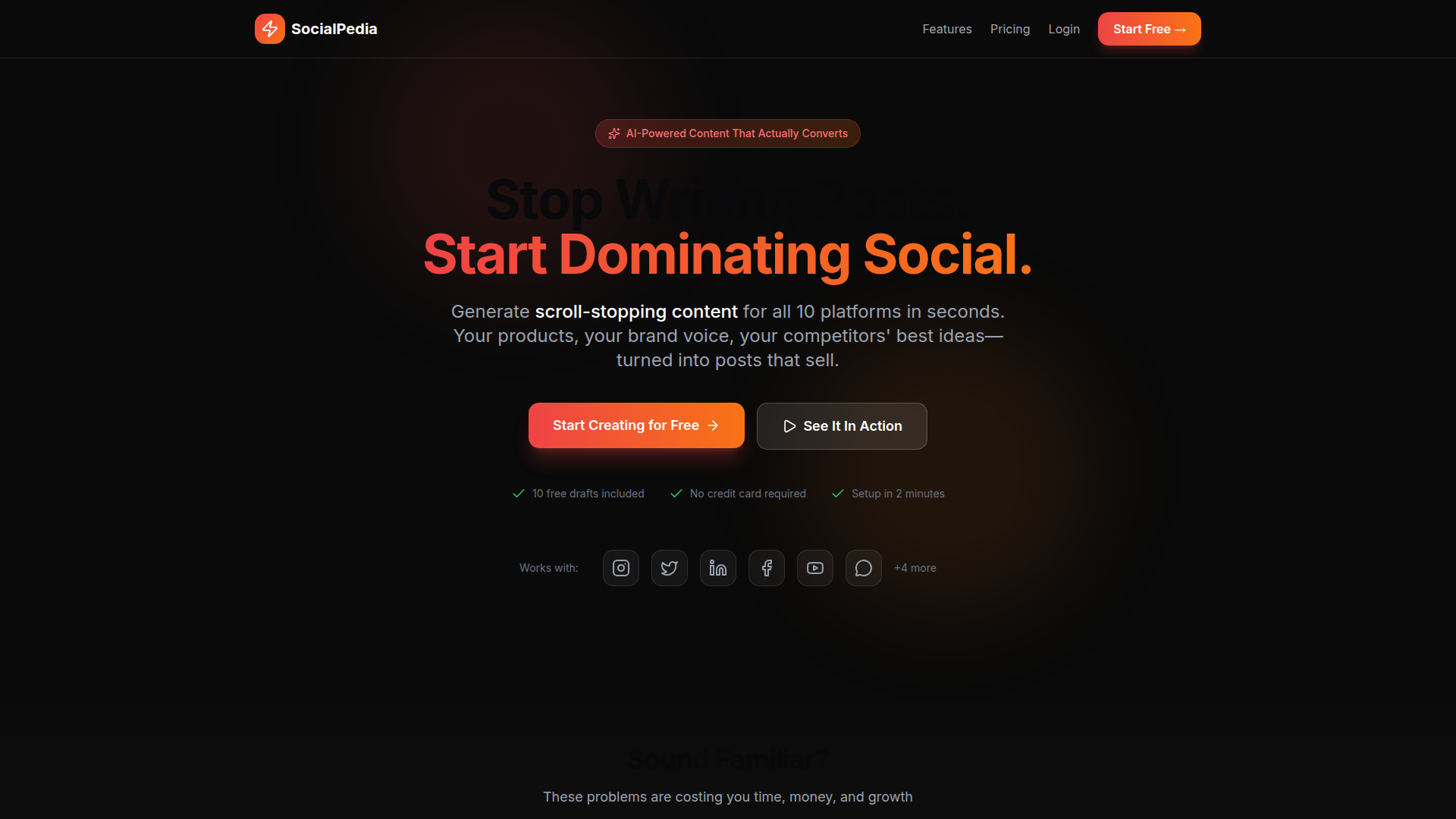 SocialPedia Screenshot