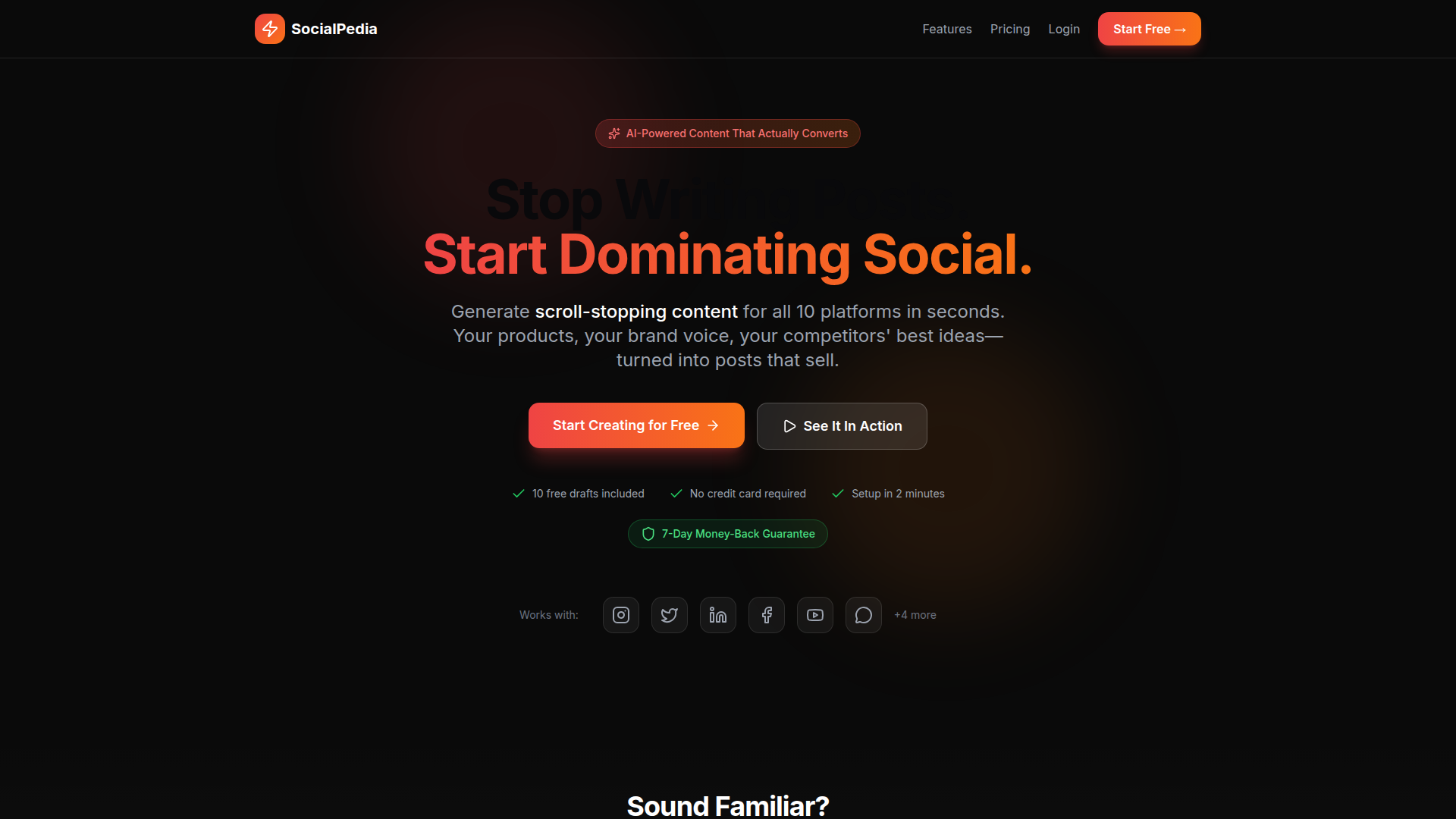 SocialPedia Screenshot