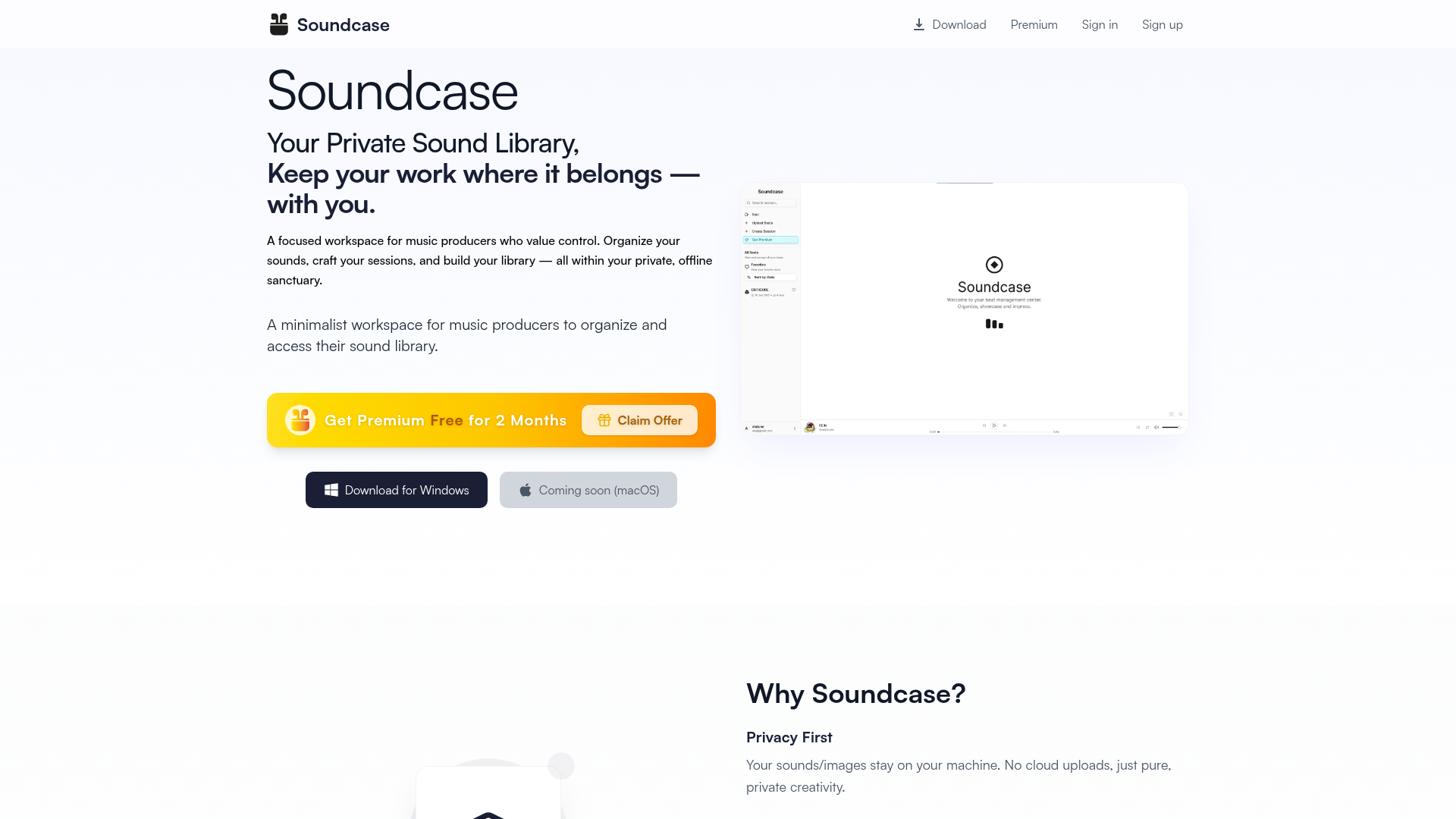 Soundcase Screenshot