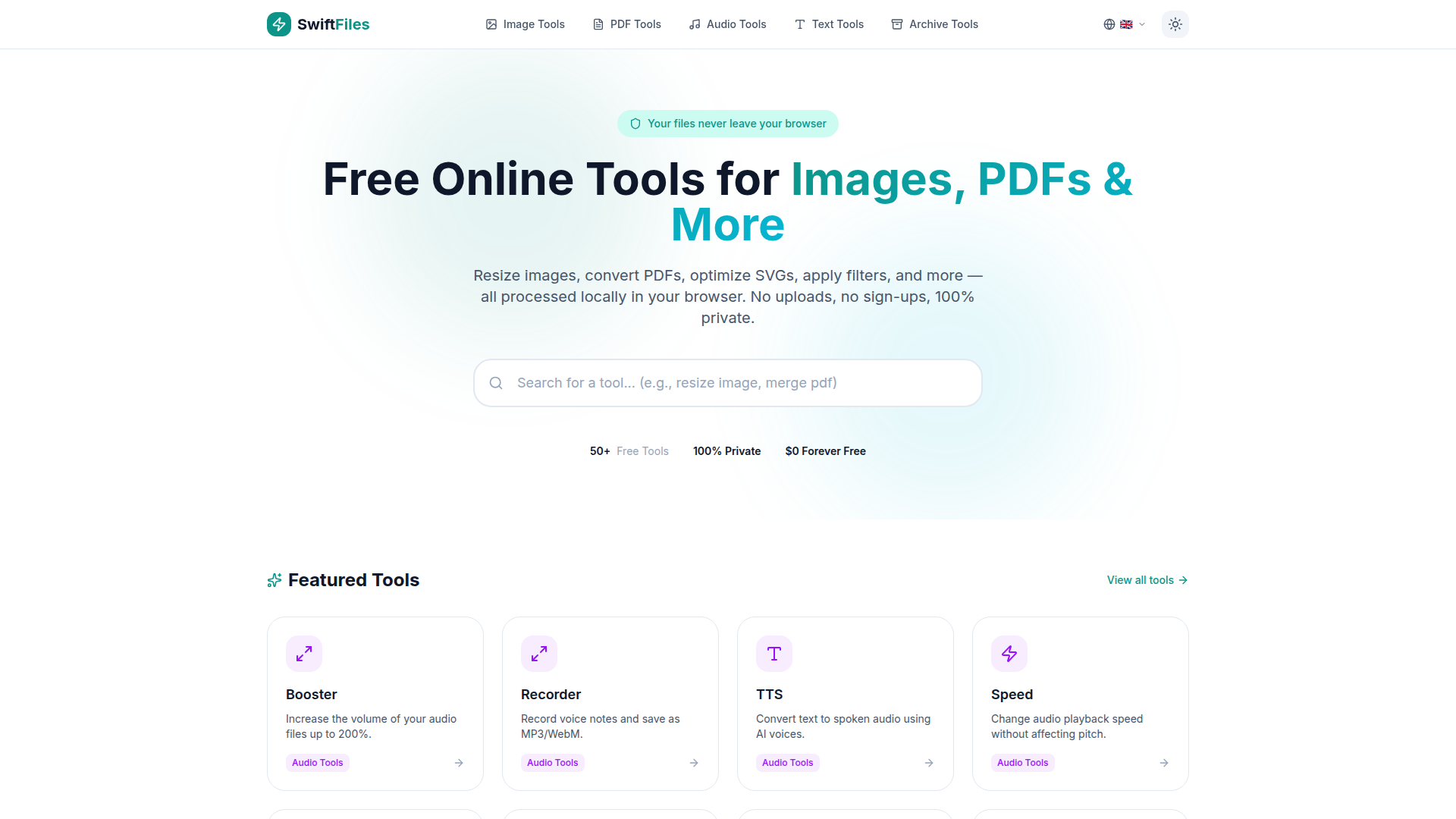 SwiftFiles Screenshot