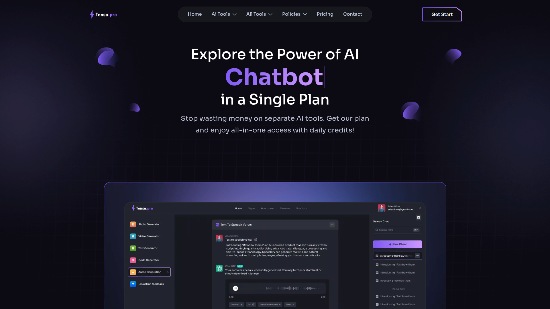 Tensa Pro Screenshot