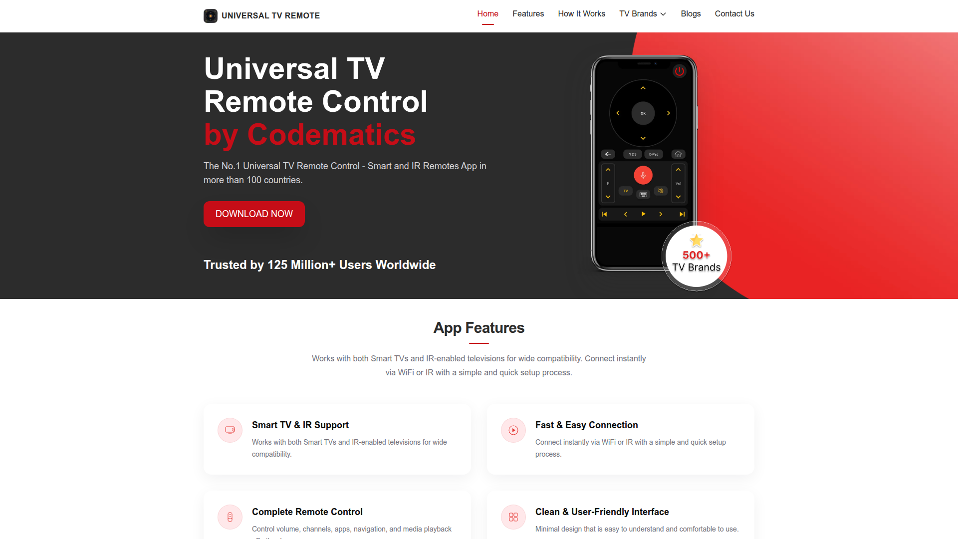 Universal TV Remote Screenshot