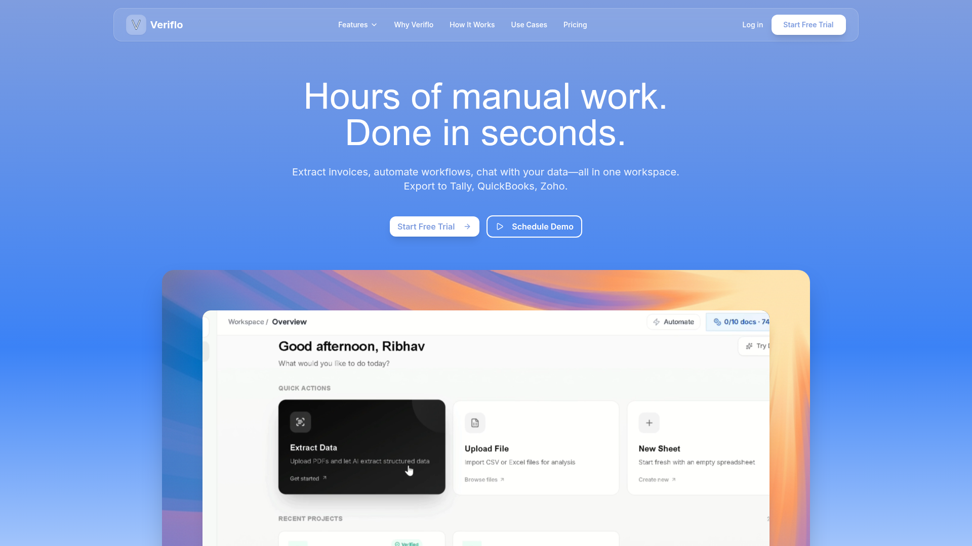 Veriflo Screenshot