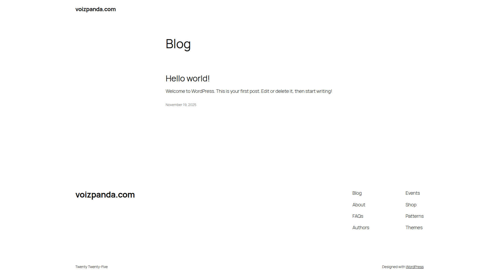 voizpanda.com Screenshot